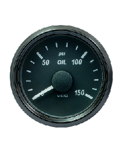 VDO SINGLEVIU 52MM (2-1/16") OIL PRESSURE GAUGE - 150PSI A2C3833240030