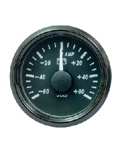 VDO SINGLEVIU 52MM (2-1/16") AMMETER - 60A A2C3833080030