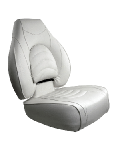 SPRINGFIELD FISH PRO HIGH BACK FOLDING SEAT WHITE 1041606-1