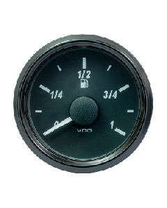 VDO SINGLEVIU 52MM (2-1/16") FUEL LEVEL GAUGE - EURO A2C3833110030