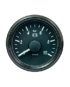 VDO SINGLEVIU 52MM (2-1/16") BRAKE PRESSURE GAUGE - 15 BAR A2C3833450030
