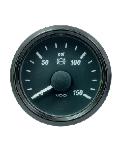 VDO SINGLEVIU 52MM (2-1/16") BRAKE PRESSURE GAUGE - 150 PSI A2C3833480030