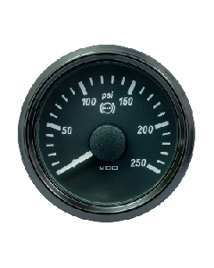 VDO SINGLEVIU 52MM (2-1/16") BRAKE PRESSURE GAUGE - 250 PSI A2C3832730030