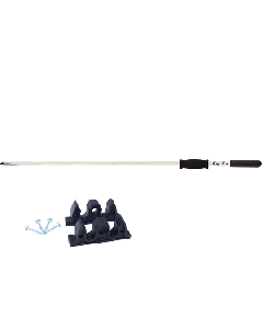 PANTHER 8' KING PIN POLE 1PC  WHITE KPP801W