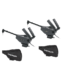 Cannon Optimum&trade; 10 BT Electric Downrigger 2-Pack w/Black Covers 1902335X2/COVERS