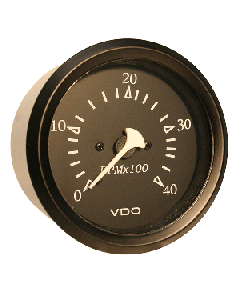 VDO COCKPIT MARINE 85MM (3-3/8") DIESEL TACHOMETER 333-11915