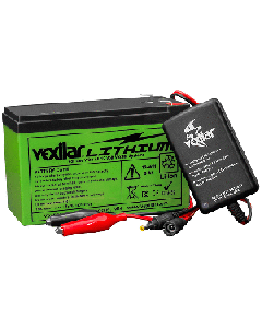 Vexilar 12V Lithium Ion Battery &amp; Ch V-120L