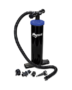 AQUA LEISURE HEAVY-DUTY DUAL ACTION HAND PUMP W/ 4 TIPS AQX18967