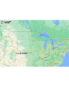 C-MAP US LAKES NORTH CENTRAL REVEAL INLAND CHART M-NA-Y212-MS