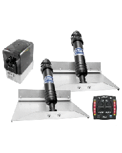 BENNETT MARINE 12X9 HYDRAULIC TRIM TAB SYSTEM WITH ONE BOX 129OBI
