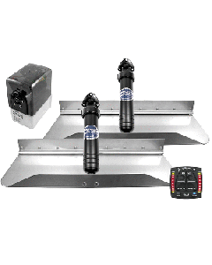 BENNETT MARINE 24X9 HYDRAULIC TRIM TAB SYSTEM WITH ONE BOX 249OBI