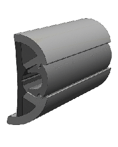 TACO SUPROFLEX RUB RAIL KIT GRAY WITH GRAY INSERT V11-9990GRD80-2