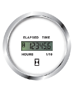 Faria Beede Instruments FARIA NEWPORT SS 2" HOURMETER  25010
