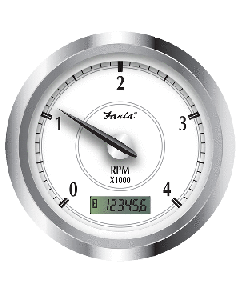 FARIA NEWPORT SS 4" TACH (4000 RPM) DIESEL 45006