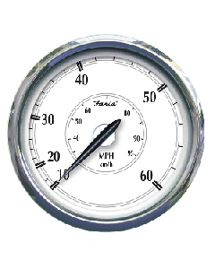 Faria Beede Instruments FARIA NEWPORT SS 5" SPEEDOMETER (60 MPH) PITOT 45009