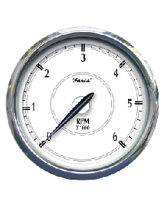 FARIA NEWPORT SS 5" TACH (6000 RPM) GAS - INBOARD 45013