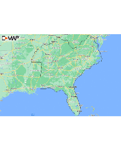 C-MAP US LAKES SOUTH EAST REVEAL INLAND CHART M-NA-Y214-MS