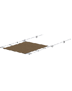 SURESHADE PTX POWER SHADE SS 57" WIDE TAN 2021026262