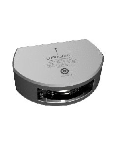 LOPOLIGHT STERN LIGHT 2NM 6M CABLE SILVER HOUSING 301-006-6M