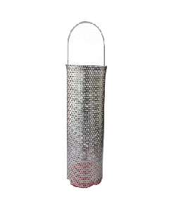 PERKO 304 S/S STRAINER BASKET ONLY SIZE 10 F 2-1/2" STRAINER 049301099D