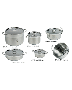 MARINE BUSINESS KITCHEN COOKWARE SET STAINLESS STEEL 20001