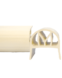 MONARCH NOR'EASTER M-FENDER 4' WHITE 2X4 MOUNTING DFW4X-4