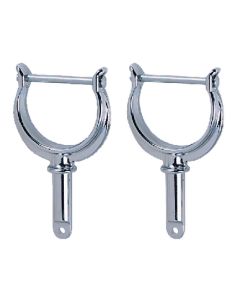 Perko N.River Rowlock Horn Chr  2/Cd PKO 1227DP0CHR