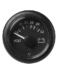 VERATRON 52MM (2-1/16") VIEWLINE VOLTMETER 18 TO 32 V A2C59512458
