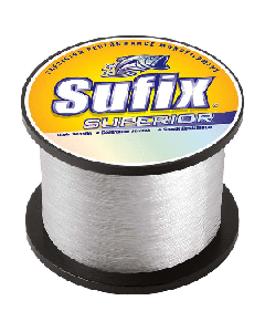 SUFIX SUPERIOR 40LB 3275YDS CLEAR MONOFILAMENT 647-540