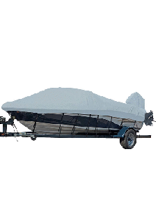 CARVER SUN-DURA STYLED-TO-FIT BOAT COVER F/ 19.5' V-HULL 77019S-11