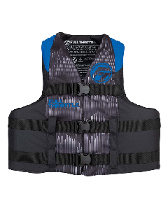 FULL THROTTLE ADULT NYLON LIFE JACKET L/XL - BLUE/BLACK 112200-500-050-22