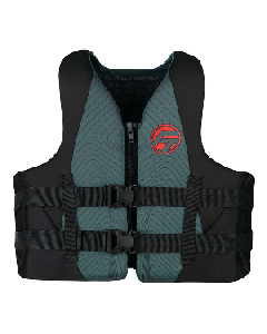 FULL THROTTLE ADULT RAPID DRY LIFE JACKET L/XL - GRAY/BLACK 142100-701-050-22