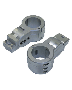 PTM EDGE BOARD RACK MOUNT - 2.38" PIPE CLAMPS - PAIR - P13198-2380TEBGR