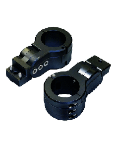 PTM EDGE BOARD RACK MOUNT - 2.5" PIPE CLAMPS - PAIR - P13198-2500TEBBK