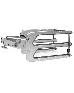 PTM EDGE SWIVEL BUNGEE BOARD RACKS - PAIR - SILVER P13276-1000TEBCL