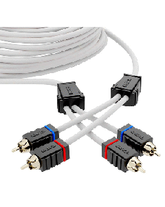 DS18 MARINE TINNED OFC RCA CABLE - 12' MOFCR-12FT