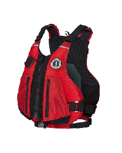 MUSTANG SLIPSTREAM FOAM VEST L/XL RED MV7161-4-L/XL-216