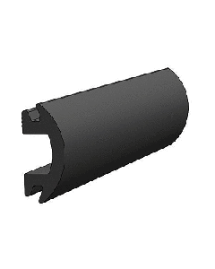 TACO 70' FLEXIBLE BLACK RUB RAIL INSERT 1-13/16" X 1/2" V12-4144BKA70-1