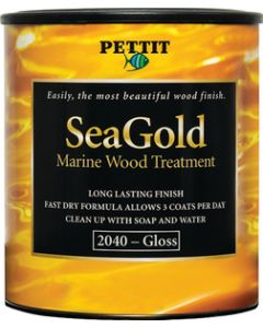 Pettit Paint Sea-Gold Satin Wood Finish Qt PET 2045Q