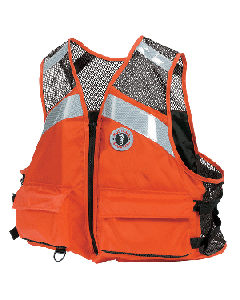 Mustang Industrial Mesh Vest - Orange - MV1254T1-2-S/M-216