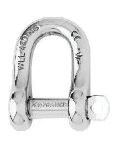 Wichard Captive Pin D Shackle - Diameter 6mm - 1/4"