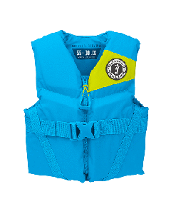MUSTANG YOUTH REV FOAM VEST AZURE BLUE MV3570-268-0-206