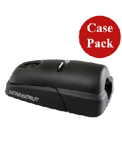 SCANSTRUT BLACK HORIZONTAL DECK SEAL CONNECTOR FOR CABLES DS-H10-BLK-3
