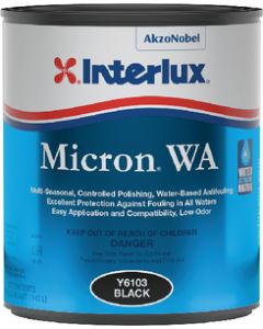 Interlux Yacht Finishes And Nautical Paint Micron Wa Black Quart INT 6103QT