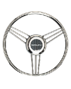 Uflex V27 13.8" Steering Wheel - Stainle V27