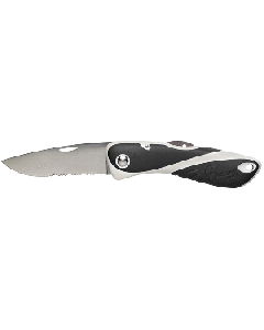WICHARD AQUATERRA BLACK SERRATED KNIFE 10143