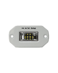 BLACK OAK 2" FLUSH MOUNT SPREADER SCENE WHITE 2FSL-SRPOD10CR