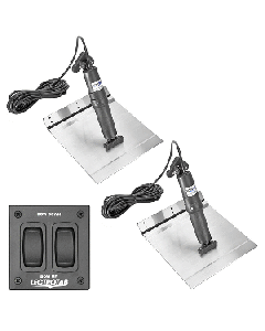 LECTROTAB XKA 9X9 ALUMINUM ALLOY TRIM TAB KIT W/ ROCKER XKAF9X9A