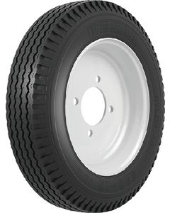 Loadstar 12" Bias Tire & Wheel 480-12 B/4H Plain Wheel K353 TIR 30520