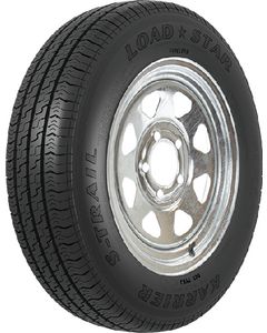 LOADSTAR TIRES ST145/R12 D/5H SPOKE GALV 31202